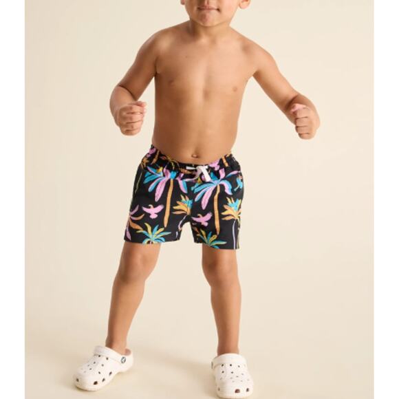 Chubbies Toddler The Black Light Nights Classic Swim Trunk Size 3T - Picture 1 of 11